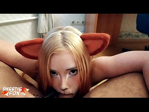 ❤️ Kitsune κατάποση κόκορας και σπέρμα στο στόμα της ️ Ρωσικό πορνό ❌️